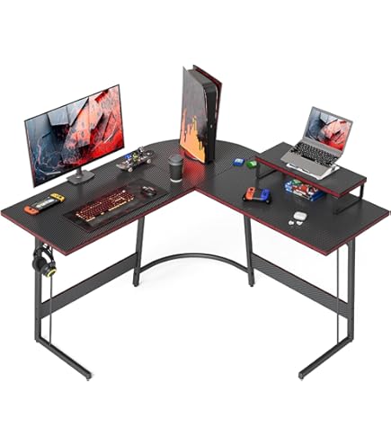 Amazon | Victone ゲーミングデスク L字デスク 「メーカー2年保証」 幅